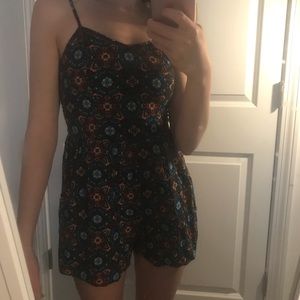 Multi-colored summer romper.